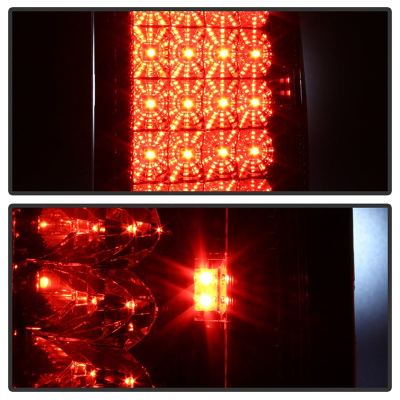 Load image into Gallery viewer, Spyder Dodge Ram 07-08 1500/Ram 07-09 2500/3500 LED Tail Lights Red Clear ALT-YD-DRAM06-LED-RC
