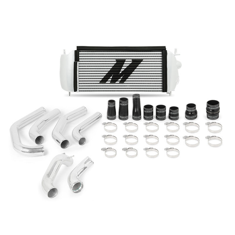 Load image into Gallery viewer, Mishimoto 15-17 Ford F-150 EcoBoost 2.7L Silver Performance Intercooler Kit w/ Polished Pipes
