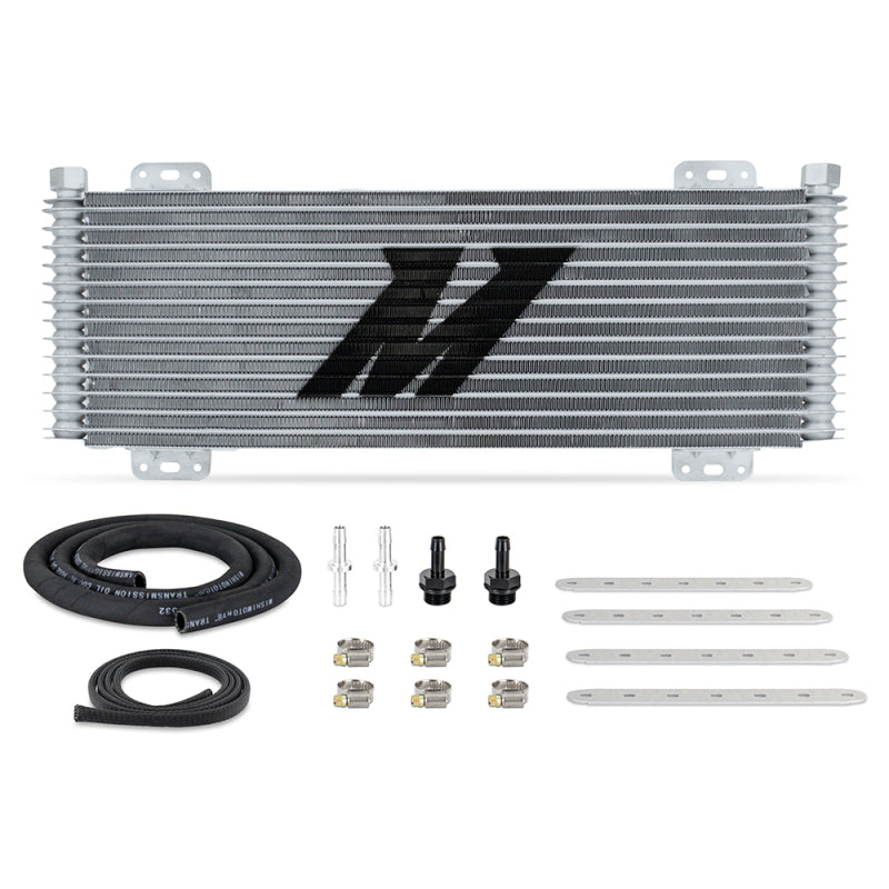 Load image into Gallery viewer, Mishimoto 13-Row Stacked Plate Transmission Cooler - Silver
