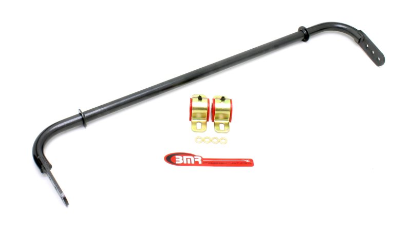 Load image into Gallery viewer, BMR 10-11 5th Gen Camaro Rear Hollow 25mm Adj. Sway Bar Kit w/ Bushings - Black Hammertone
