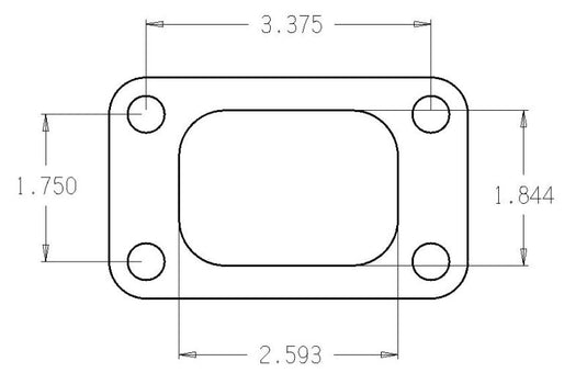 Cometic Turbo FLG T3/T4 Turbine Inlet Exhaust Gasket