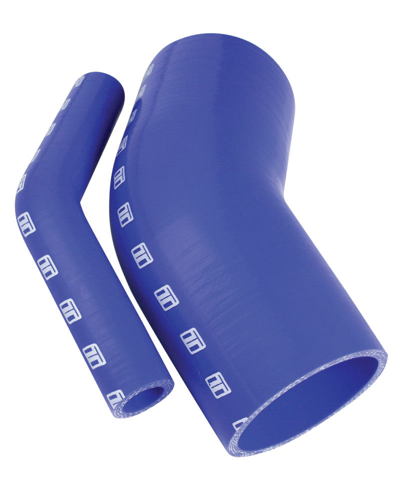 Load image into Gallery viewer, Turbosmart 45 Elbow 4.00 - Blue Silicone Hose
