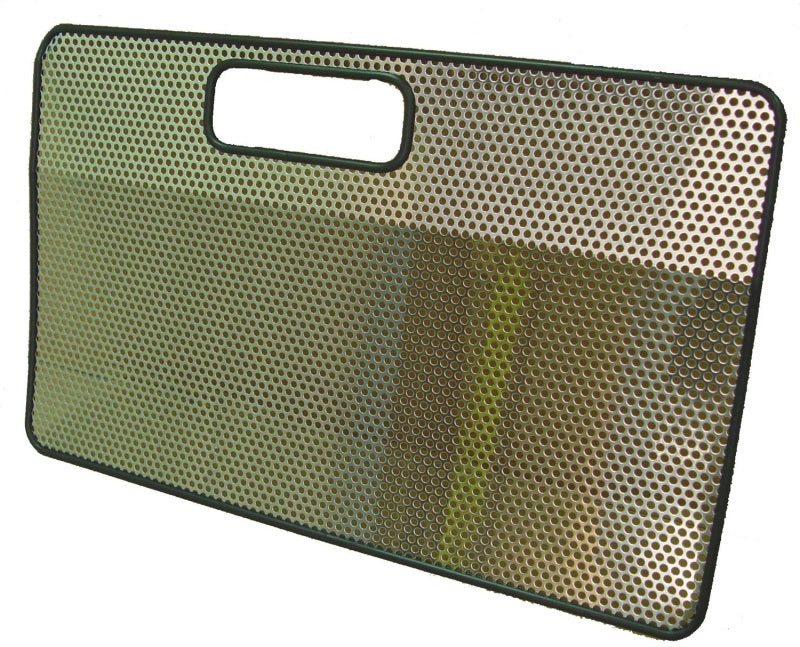 Load image into Gallery viewer, Rugged Ridge 97-06 Jeep Wrangler Stainless Steel Radiator Bug Shield
