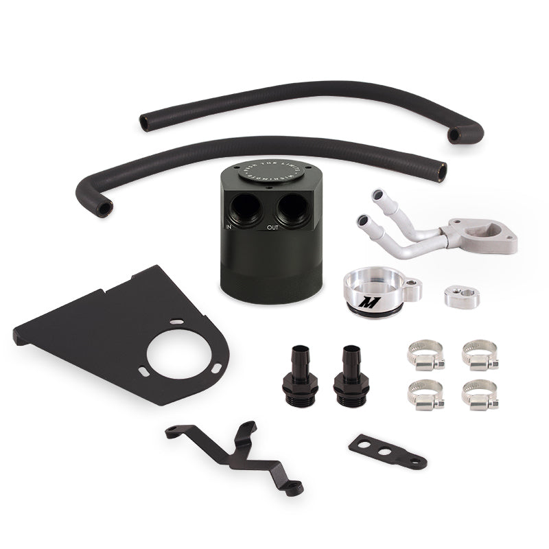 Load image into Gallery viewer, Mishimoto 2017+ Ford 6.7L Powerstroke Baffled Oil Catch Can Kit
