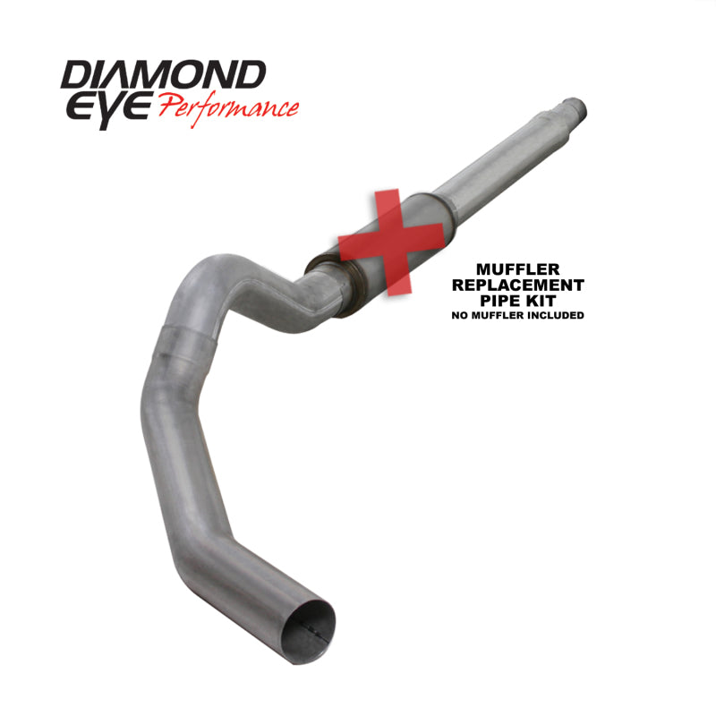 Load image into Gallery viewer, Diamond Eye KIT 5in Catback MFLR RPLCMENT PIPE Single AL: 03-07 FORD 6.0L F250/F350

