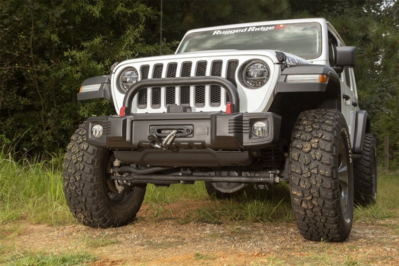 Load image into Gallery viewer, Rugged Ridge Spartacus Front Bumper Overrider 18-20 Jeep Wrangler JL/JT
