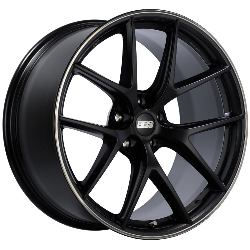 Load image into Gallery viewer, BBS CI-R 19x9 5x120 ET44 Satin Black Rim Protector Wheel -82mm PFS/Clip Required
