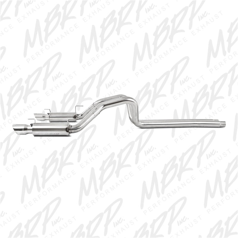 Load image into Gallery viewer, MBRP 05-09 Ford Shelby GT500 / GT Dual Split Rear Race Version, T409 4in Tips Exhaust System
