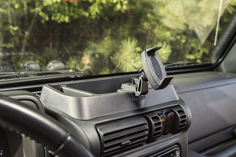 Load image into Gallery viewer, Rugged Ridge Dash Multi-Mount W/Phone Holder 97-06 Jeep Wrangler

