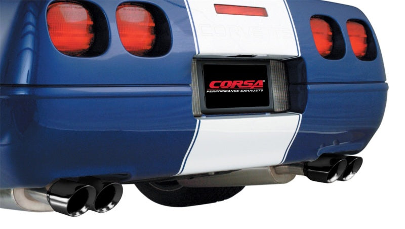 Load image into Gallery viewer, Corsa 1996-1996 Cat-Back Exhaust w/ Twin 3.5in Black Tips 96-96 Chevrolet Corvette C4 5.7L V8 LT4
