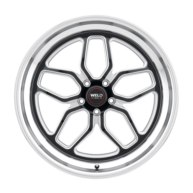 Load image into Gallery viewer, Weld S107 22X10.5 Laguna 5X120.7 ET13 BS6.25 Gloss Black MIL Dia 78.1
