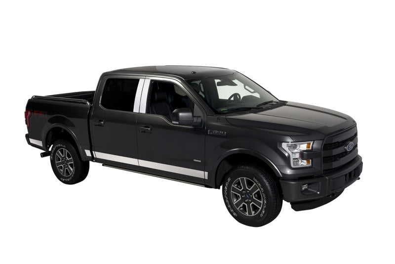 Load image into Gallery viewer, Putco 15-20 Ford F-150 Super Crew 6.5ft Short Box (4.25in Tall - 12pcs) SS Rocker Panels
