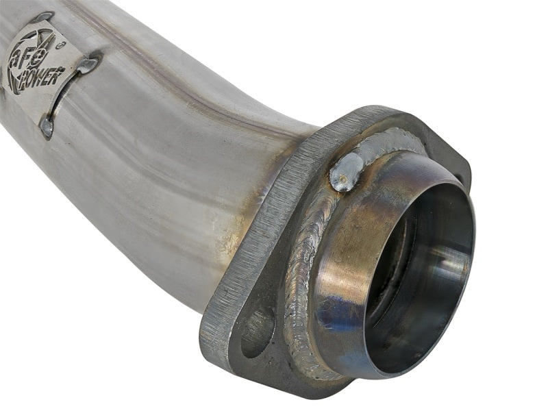 Load image into Gallery viewer, aFe Twisted Steel 2in Stainless Steel Loop Delete Down-Pipe 2018+ Jeep Wrangler (JL) V6 3.6L
