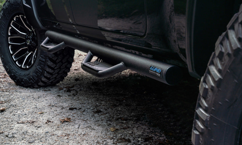 Load image into Gallery viewer, Lund 15-17 Chevy Colorado Crew Cab Terrain HX Step Nerf Bars - Black
