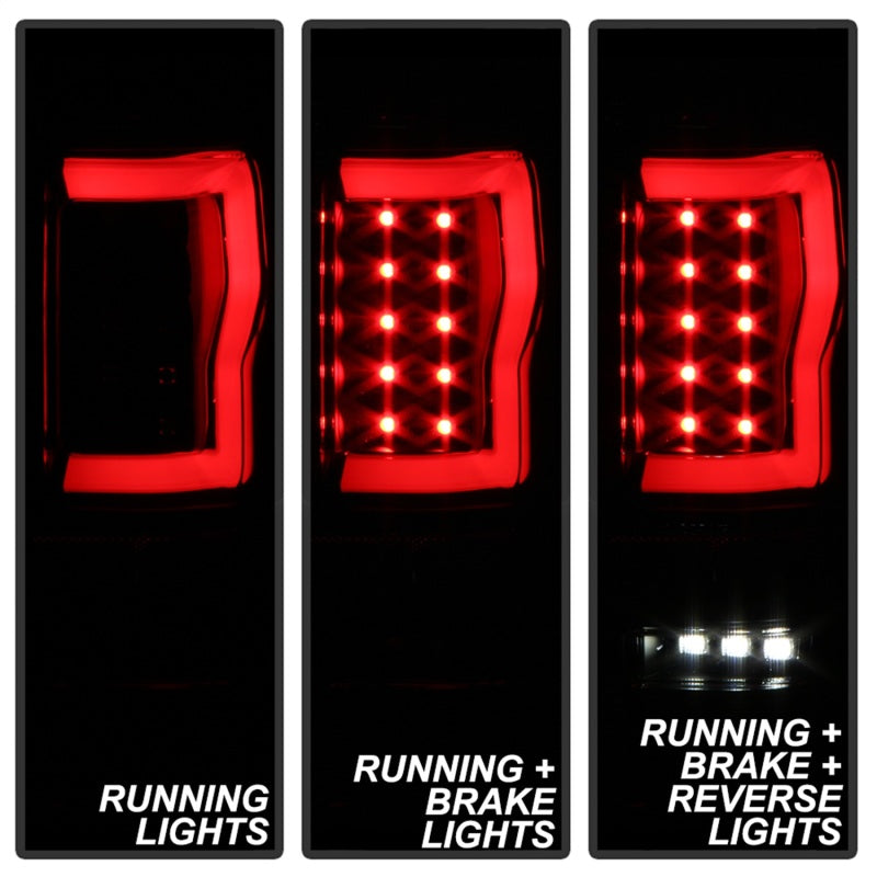 Load image into Gallery viewer, Spyder Ford F150 04-08 Styleside Tail Light V2 - LED - Black Smoke ALT-YD-FF15004V2-LBLED-BSM
