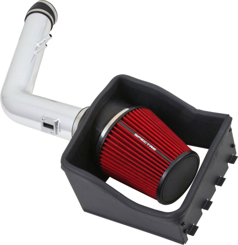 Load image into Gallery viewer, Spectre 11-14 Ford F250/350 V8-6.2L F/I Air Intake Kit - Polished w/Red Filter
