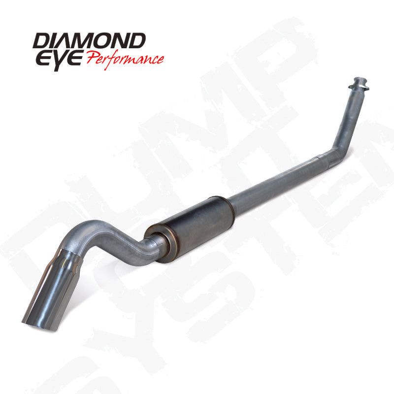 Load image into Gallery viewer, Diamond Eye 4in SS TURBO BACK SGL DUMP OUT 98.5-02 DODGE INCLUDING TIP
