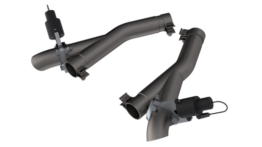 2011-2024 Dodge Durango 5.7L QTP Aggressor Cutout Pipes