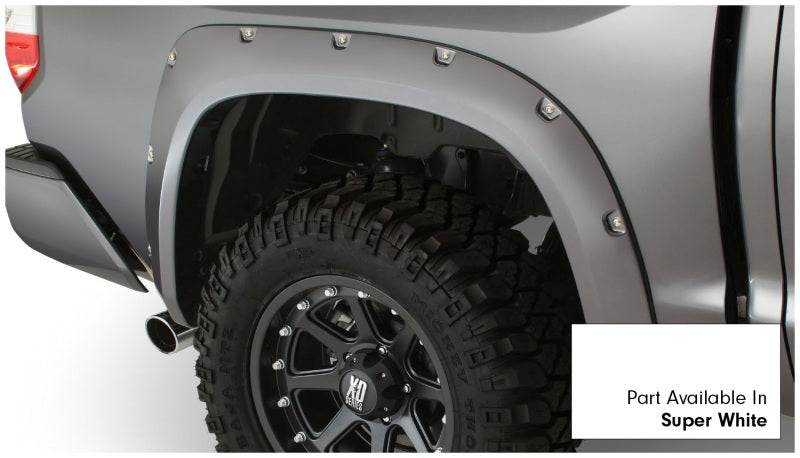 Load image into Gallery viewer, Bushwacker 16-18 Toyota Tundra Fleetside Pocket Style Flares 4pc 66.7/78.7/97.6in Bed - Super White
