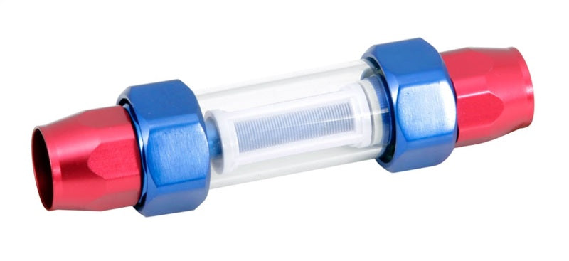 Load image into Gallery viewer, Spectre Pro-Plumbing Fuel Filter 3/8in. - Red/Blue

