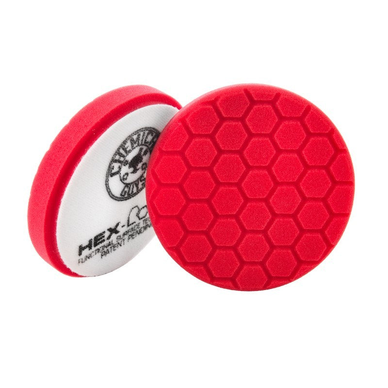Load image into Gallery viewer, Chemical Guys Hex Logic Self-Centered Perfection Ultra-Fine Finishing Pad - Red - 6.5in
