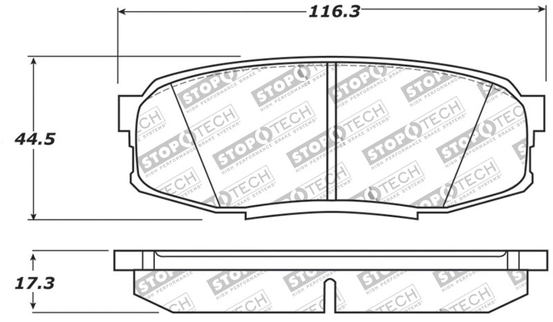 Load image into Gallery viewer, StopTech 13-18 Toyota Land Cruiser Performance Rear Brake Pads
