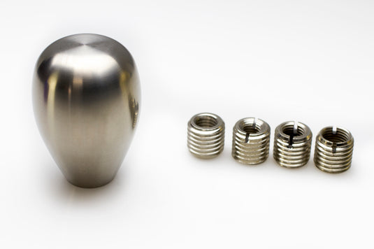 MXP Raw Titanium Tear Drop Shift Knob w/Insert