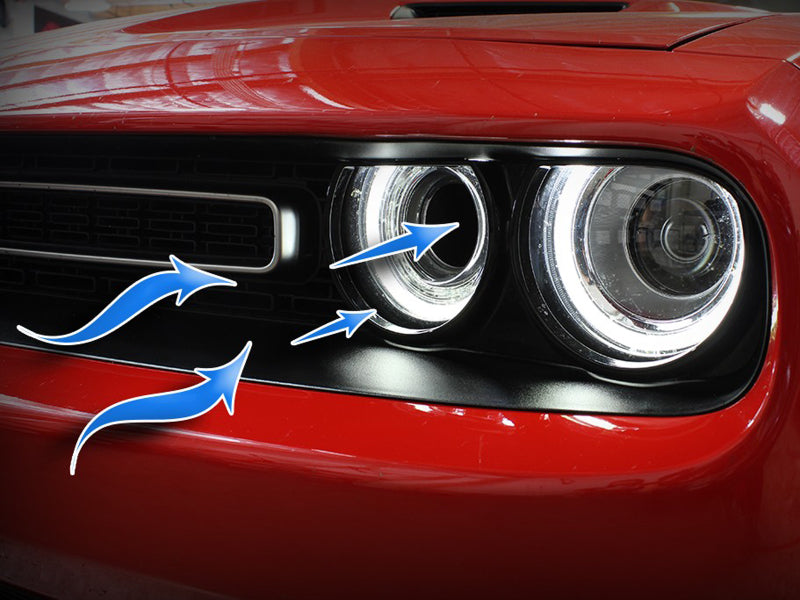 Load image into Gallery viewer, aFe Dynamic Air Scoop 2015 Dodge Challenger V6-3.6 / V8-5.7/6.4L HEMI - Blue
