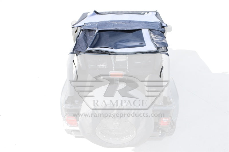 Load image into Gallery viewer, Rampage 1992-1995 Jeep Wrangler(YJ) Frameless Soft Top Kit - Black Diamond
