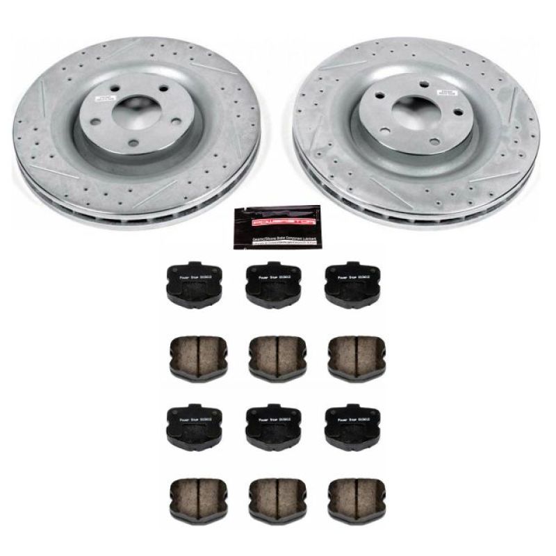 Load image into Gallery viewer, Power Stop 06-13 Chevrolet Corvette Front Z23 Evolution Sport Brake Kit
