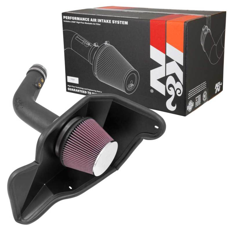 Load image into Gallery viewer, K&amp;N 15-17 Ford Mustang 3.7L V6 F/I Performance Intake Kit
