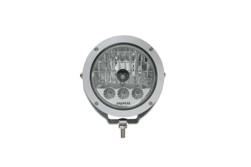 Load image into Gallery viewer, Putco HID Lamp w/3 LED DayTime Running Lights - 6in Silver Housing w/ Clear Lens HID Off Road Lamps
