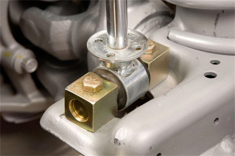 Load image into Gallery viewer, RockJock TJ/LJ/XJ/MJ Shock Bar Pin Eliminator Kit Front Pair
