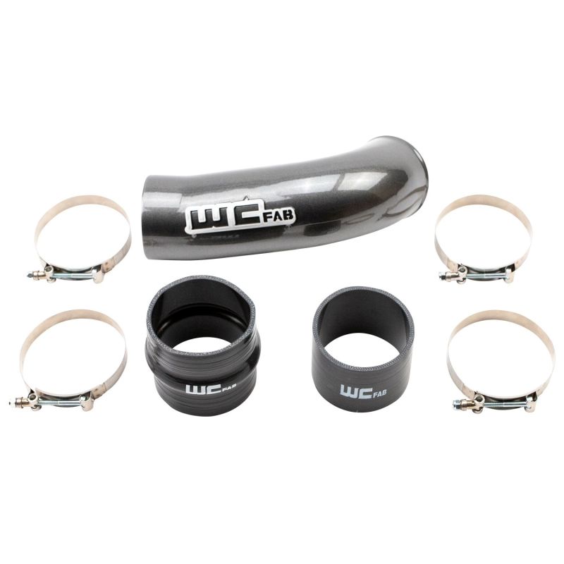 Load image into Gallery viewer, Wehrli 2020-2024 Chevrolet 6.6L L5P Duramax 4in Intake Pipe (Use w/OEM Air Box) - Gloss Black
