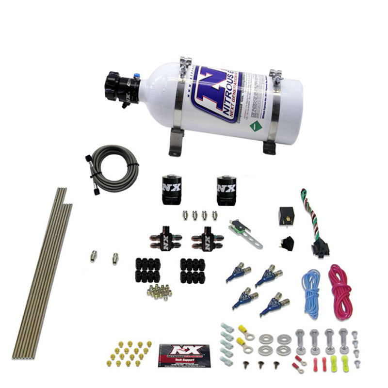 Load image into Gallery viewer, Nitrous Express 4 Cyl Gas Nitrous Kit (100-250HP) w/5lb Bottle
