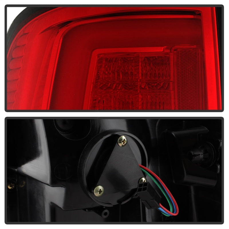 Load image into Gallery viewer, Spyder 13-14 Dodge Ram 1500 LED Tail Lights - Red Clear ALT-YD-DRAM13V2-LED-RC
