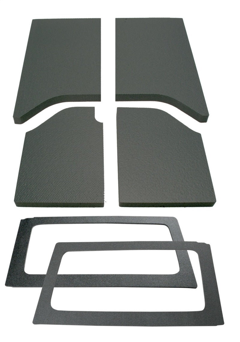 Load image into Gallery viewer, DEI 11-18 Jeep Wrangler JK 2-Door Boom Mat Complete Headliner Kit - 6 Piece - Gray
