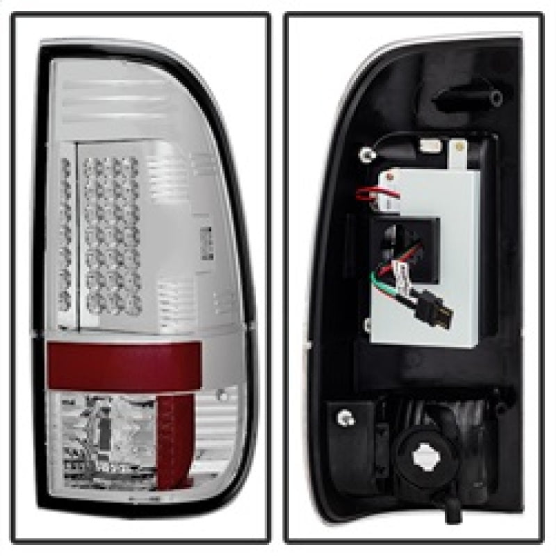 Load image into Gallery viewer, Spyder Ford Super Duty 08-15 LED Tail Lights Chrome ALT-YD-FS07-LED-C
