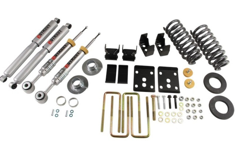 Load image into Gallery viewer, Belltech 09-13 Ford F150 Ext/Quad Cabs 2WD Lowering Kit w/SP Shocks 2 or 3in F/5.5in R Drop
