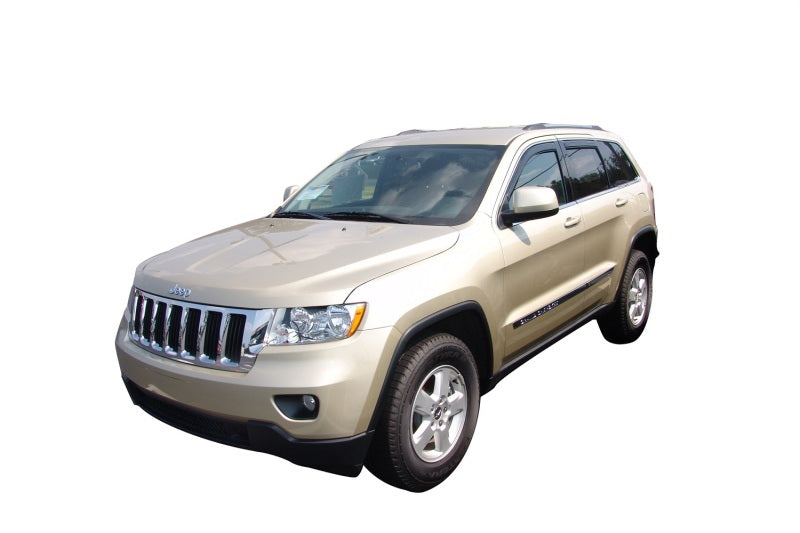 Load image into Gallery viewer, AVS 11-18 Jeep Grand Cherokee (Not L Model) Ventvisor In-Chnl FRT &amp; RR Window Deflectors 4pc - Smoke
