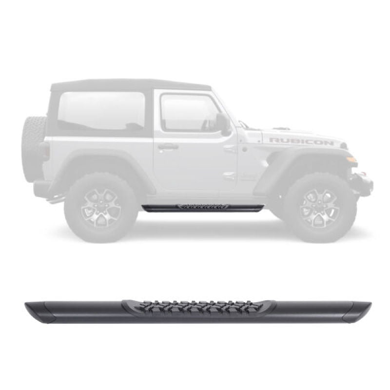Load image into Gallery viewer, Go Rhino V-Series V3 Side Step - Universal 52in. (Fits 4DR) - Tex. Blk
