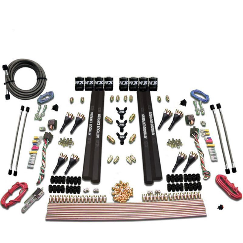 Load image into Gallery viewer, Nitrous Express SX2 Dual Stage/Alcohol 8 Solenoid Nitrous Kit (200-1200HP) w/o Bottle
