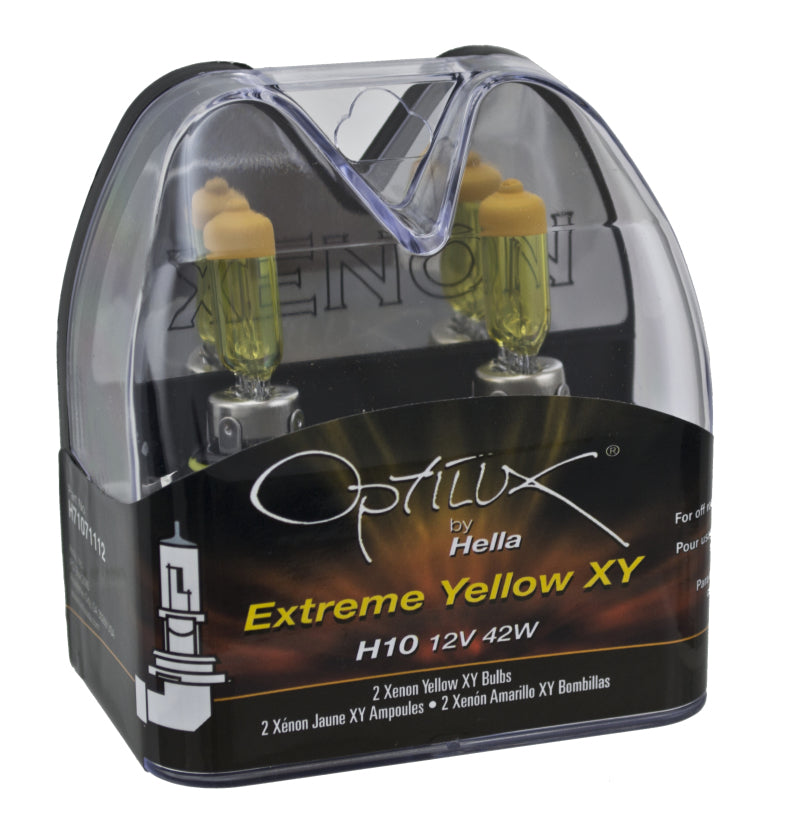 Load image into Gallery viewer, Hella Optilux H10 12V/42W XY Xenon Yellow Bulb
