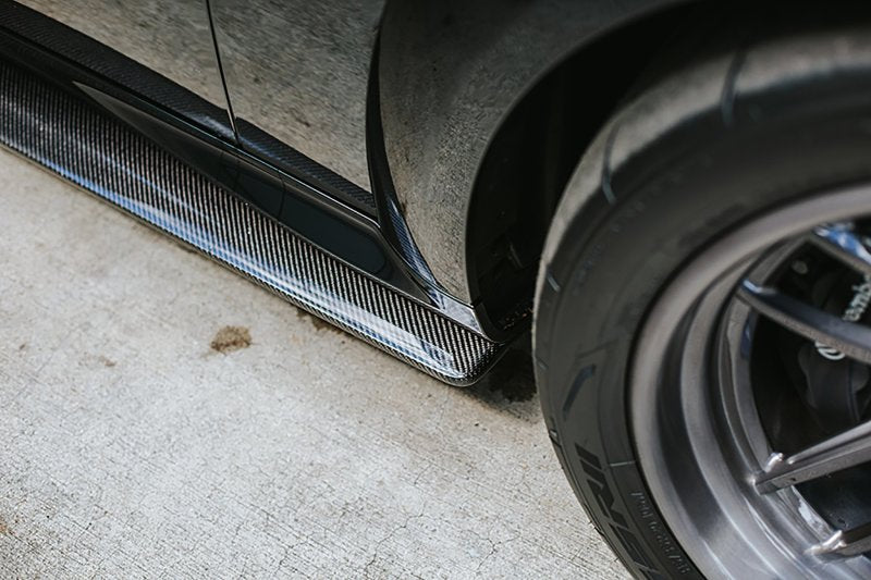 Load image into Gallery viewer, Anderson Composites 20-21 Dodge Charger Hellcat Type-MB Wide Body Rocker Panel Splitter
