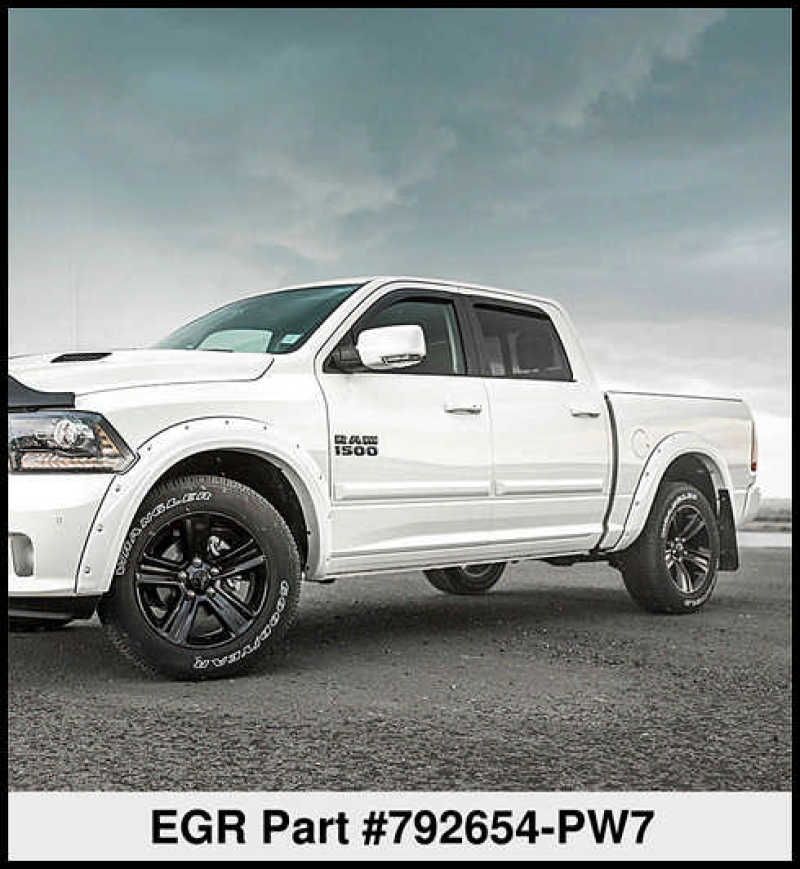 Load image into Gallery viewer, EGR 09+ Dodge Ram LD Bolt-On Look Color Match Fender Flares - Set - Bright White
