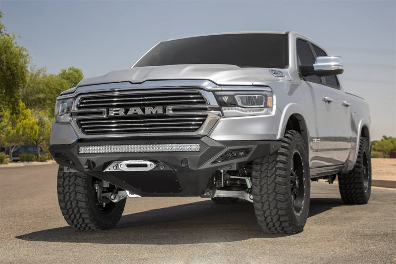 Load image into Gallery viewer, Addictive Desert Designs 19 Ram 1500 Stealth Fighter Front Bumper w/ Winch Mount &amp; Sensor Cut Outs
