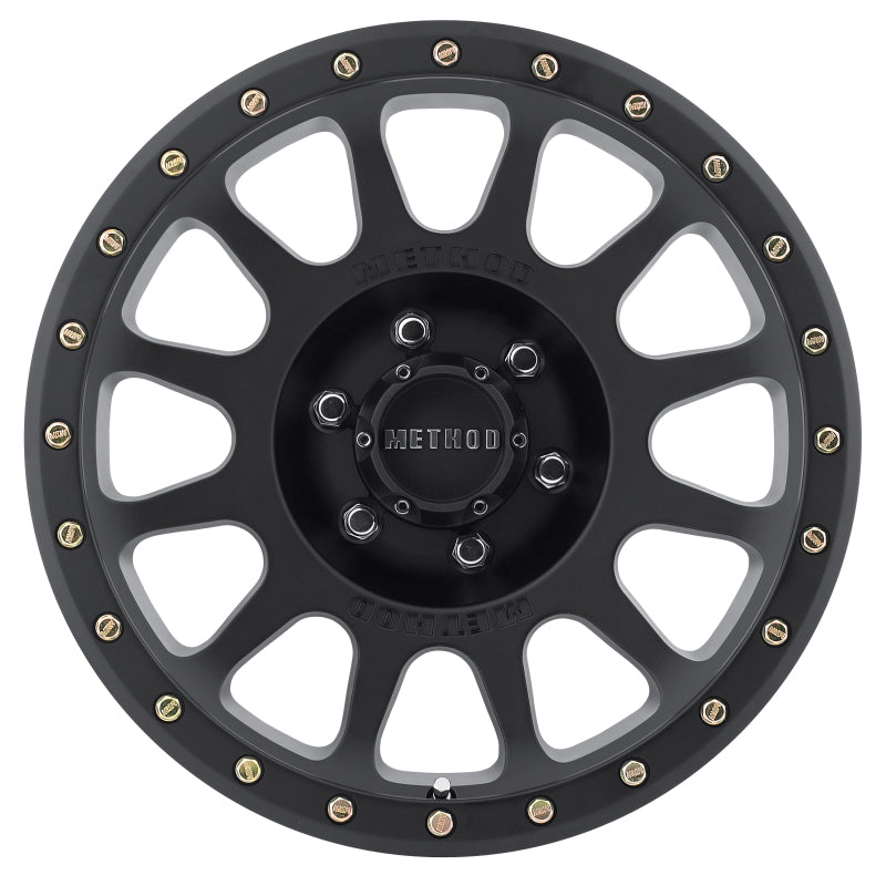 Load image into Gallery viewer, Method MR305 NV 16x8 0mm Offset 6x5.5 108mm CB Matte Black Wheel
