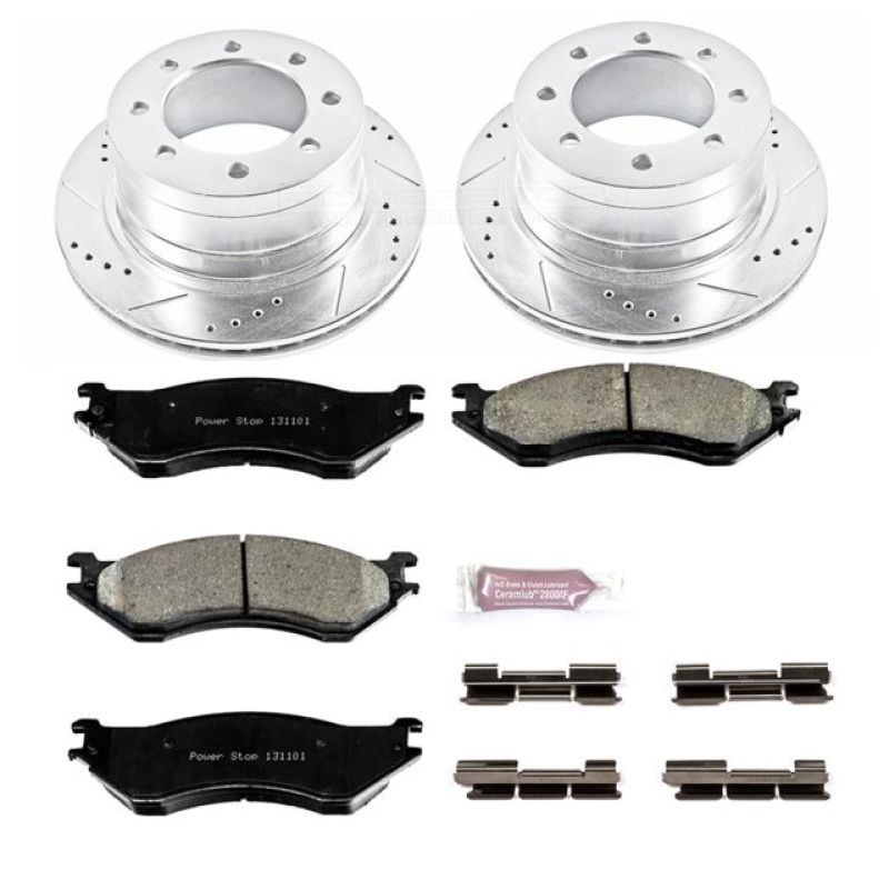 Load image into Gallery viewer, Power Stop 06-08 Dodge Ram 1500 Rear Z23 Evolution Sport Brake Kit
