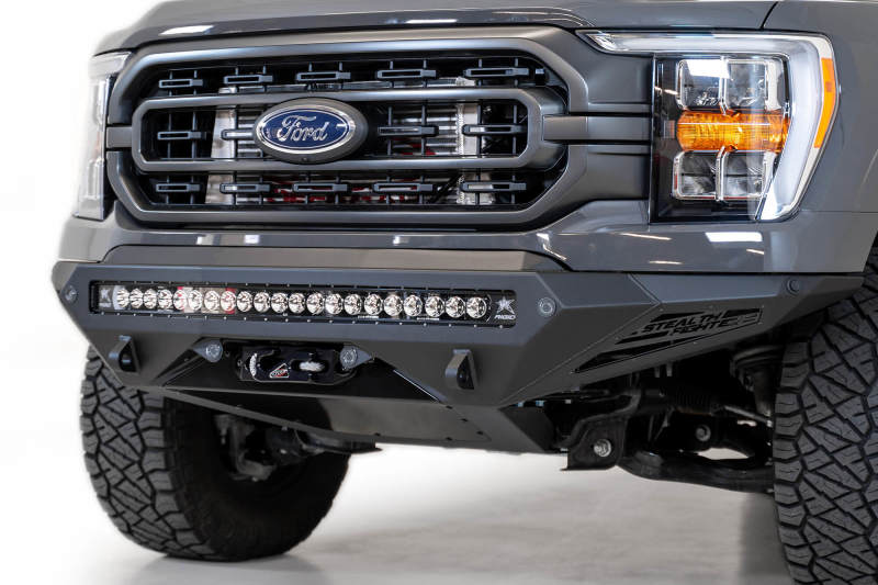 Load image into Gallery viewer, Addictive Desert Designs 2021 Ford F-150 Stealth Fighter Winch Front Bumper
