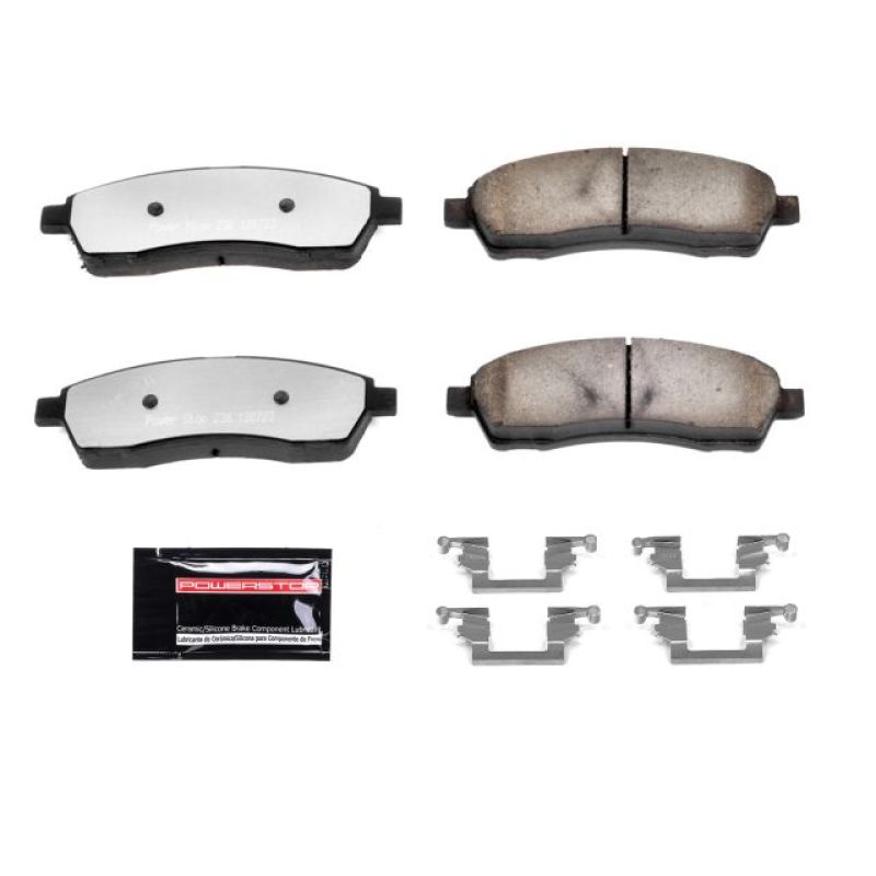 Load image into Gallery viewer, Power Stop 00-05 Ford Excursion Rear Z36 Truck &amp; Tow Brake Pads w/Hardware
